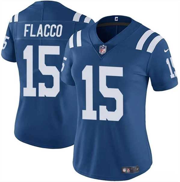 Women's Indianapolis Colts #15 Joe Flacco Blue Vapor Stitched Jersey Dzhi,We sell and wholesale Women's Indianapolis Colts #15 Joe Flacco Blue Vapor Stitched Jersey Dzhi on line form chian!